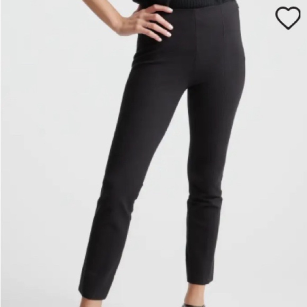 Quince pin tucked ankle pants EUC